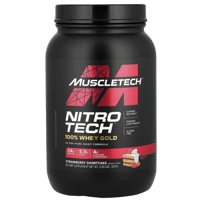 Nitro tech 100% Whey GoldStrawberry shortcake