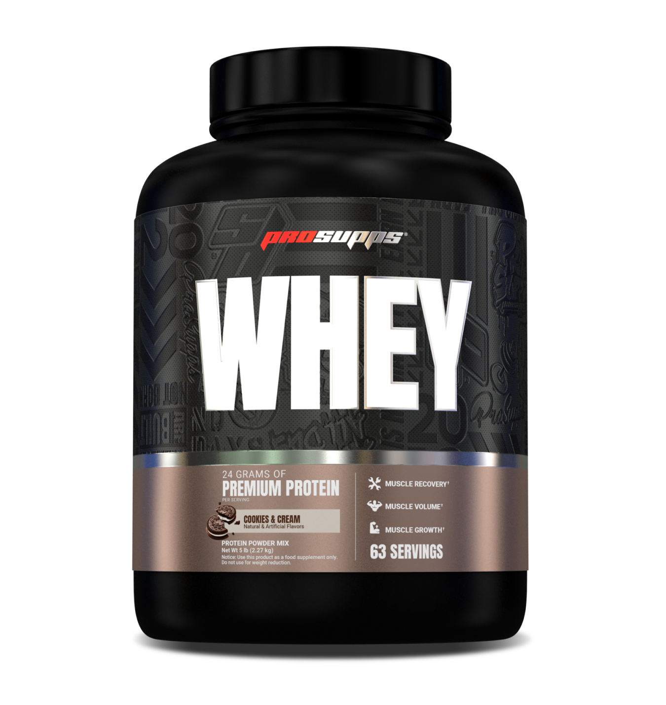 Whey premium protein cockies and cream 