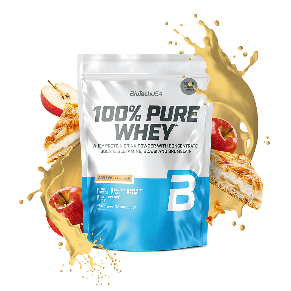 100% pure wheyapple pie
