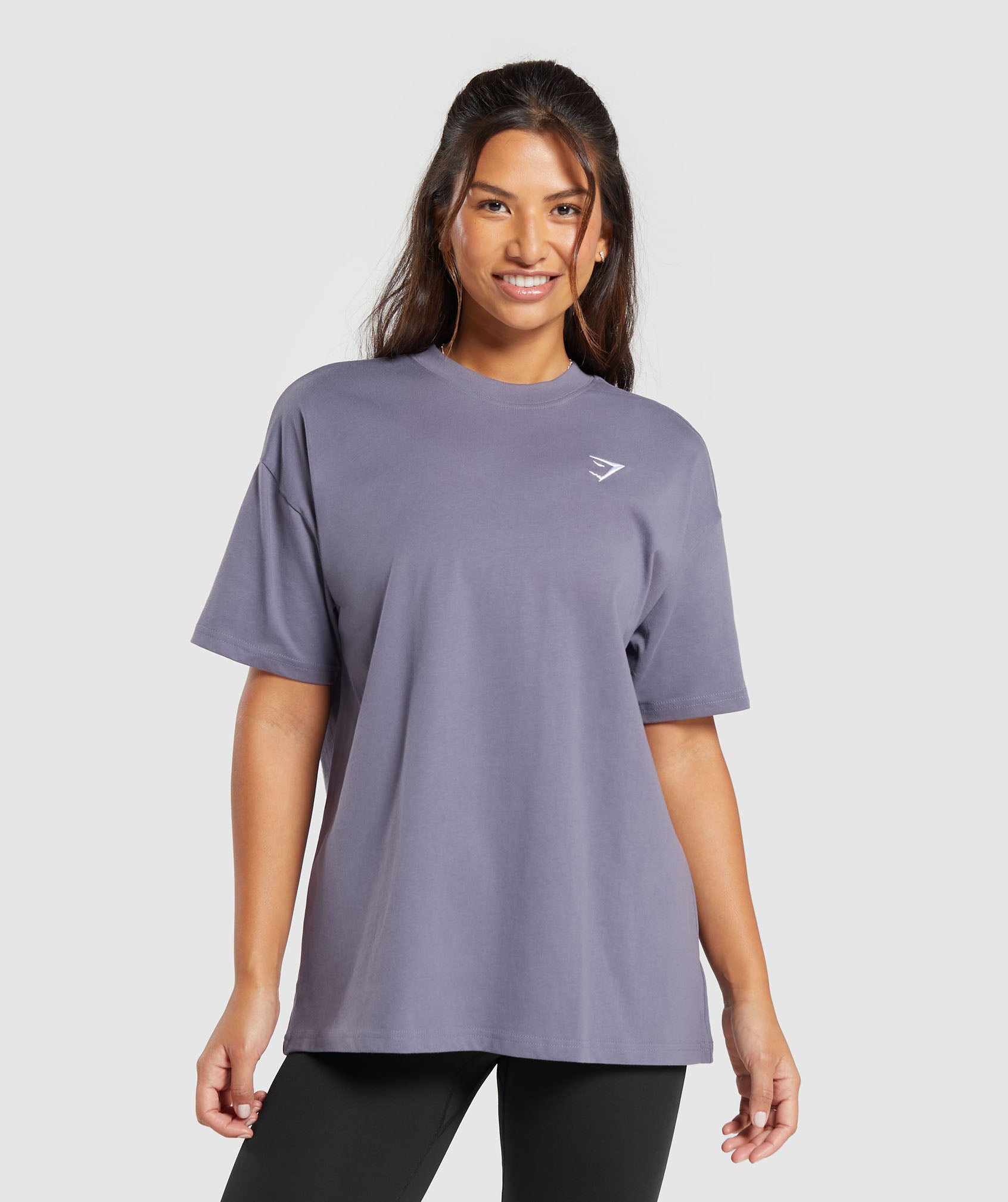 Polera Gymshark color morado 
